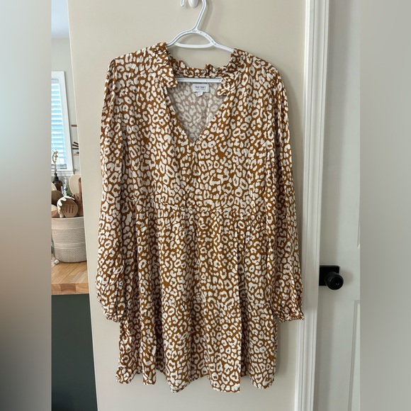 True Craft Dresses & Skirts - Mustard leopard dress